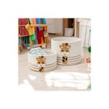 Berçak Home Bebek Odası Düzenleyici Sepet 2’li Set – Bez & Oyuncak Saklama Sepeti (20×16 cm + 24×22 cm)