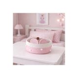 Berçak Home Dekoratif Organizer Sepet El Yapımı Örgü Sepet Büyük Boy Banyo Makyaj Bebek Odası Sepeti 22x14 cm