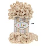 Berceminpuffyleri Alize Puffy El Örgü İpliği 5 Li Paket - 310 Bal Köpüğü - 100 Gram 9 Metre Parmak Örgü İpi