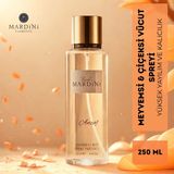 Berdan Mardini Anzaf Parfümlü Vücut Spreyi Body Mist - 250 ml Meyvemsi ve Çiçeksi Kalıcı Koku