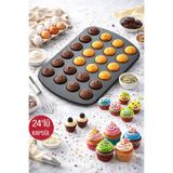 Berdina Home Muffin Kalıbı 24'lü Cupcake Kapsülü Fırın Mini Kek Browni Kekstra Kurabiye Kalıbı Muffin Baking Pan