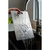Berdina Home Paslanmaz Çelik Metal Tezgah Koruyucu Kesme Çelik Tahtası Hamur Açma Tezgahı 23X34 cm - 0 - 19 L