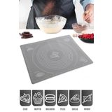 Berdina Home Silikon Hamur Açma Matı Ölçülü Isıya Dayanır Hamur Yoğurma Matı