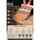 Berdina Home Sürgülü Büyük Boy Pizza PastaKüreği Sürgülü Fırın Küreği Ahşap Fırın Küreği Büyük Boy Pizza Küreği