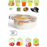 Berdina Home Vegetable Cutter Pro Rende Sebze Soğan Küp Doğrayıcı Dilimleyici Hazneli Kesici Dicer Rende Seti