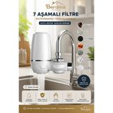 Berdina Home Water 7 Aşamalı UF Membran Filtreli Musluk Ucu Su Arıtma Başlığı Temizlenebilir Filtre