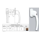 Bereket Kilitli Pvc Pencere Kolu