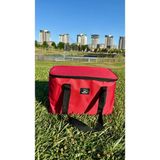 Bereketli Store 40 Litre Isı Yalıtımlı Buzluk Çanta | Piknik Kamp Plaj ve Outdoor Termos Çantası - Kırmızı - 40 lt