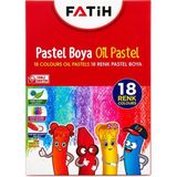 Bereketli Store Fatih 18 Renk Pastel Boya Seti | Canlı Renkler Boyama Boyası - Çok Renkli