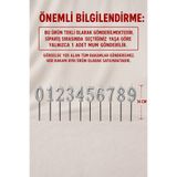 Bereketli Store Gümüş Rengi Rakam Mum | Doğum Günü ve Parti Pasta Mumu