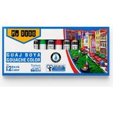 Bereketli Store My Dido 12 Renk Guaj Boya Seti | Resim ve Sanat Çalışmaları Için Boya - Çok Renkli