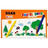 Bereketli Store Silka 12 Renk Pastel Boya | Canlı Renkler Boyama Seti - Çok Renkli