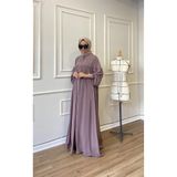 Berel Moda Hüma Ferace Koyu Pudra