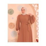 Berel Moda Kolu Lastikli Camel Lina Ferace