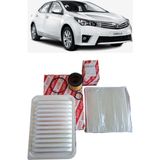 Beren 2011-2018 Toyota Corolla Filtre Bakım Seti Benzinli Motorlar Için Hava Polen Yağ Filtresi