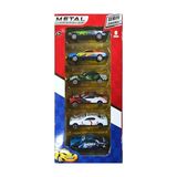 Beren 6'lı Metal Araba Seti Erkek Çocuklar İçin 3-6 Yaş Renkli Tasarım 9 cm