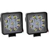 Beren 9 LED Sis Farı Çalışma Lamba Traktör Off Road Lambası 2 Li 27W 12/80 TAS-L1003