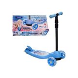 Beren BRN-2549 Işıklı Runner Scooter Mavi Kız - Çok Renkli - Standart