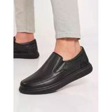 Beren Erkek Hakiki Deri Bağcıksız Slip-On Günlük Casual Ayakkabı Ortopedik Taban Loafer