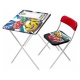 Beren Oyuncak Arabalar Street Styles Çalışma Masası ve Sandalye - Ceviz - 58 cm x 39 cm