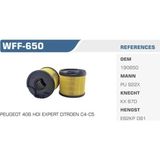 Beren WFF-650 Mazot Filtresi Sucudo Jumpy Jumper Xsara Xsantia 405 406 806 Partner C4 C5 Uyumlu