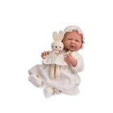Berenguer Beyaz Hırka Ve Tavşanlı Yenidoğan Oyuncak Kız Bebek 39 Cm