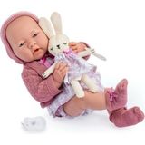 Berenguer Boutique Oyuncak Bebek 38 cm - Pembe Hırka ve Tavşanlı