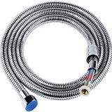 Berev 150 cm Ekonomik Duş Spirali/Patlamaya Dayanımlı Hortum, El Duşu, Başlık, Set, Takım ve Kamp Otdoor Sistemleri ile Uyumlu/Örgülü İç EPDM Borusu