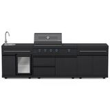 Berfmann Onyx 4+1 Gazlı Barbekü Ve Buzdolabı Outdoor Mutfak (Standart Yan Ocak)