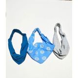 Berg Atelier 3'lü Set Saç Bandı, Paraşüt Bandana