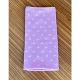Berg Atelier Pamuklu Çapa Desenli Bandana Kare Pamuklu Kumaş - Tek Beden - Lila