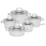 BergHoff 1110005 Essentials Hotel 10'lu Paslanmaz Çelik Tencere Seti