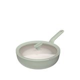 Berghoff Balance Sage Yapışmaz Seramik Kapaklı Alüminyum Wok Tava 28 Cm