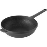 BergHoff Gem 24 cm Döküm Kapaksız Tek Sap Wok Tava