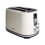 Berghoff Gem Concept 2 Dilim Ekmek Kızartma Makinesi – 1000 W, Paslanmaz Çelik Gövde | Vanilya Krem