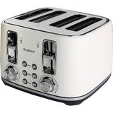 Berghoff Gem Concept 4 Dilim Ekmek Kızartma Makinesi – 1800 W, Çift Kontrol Paneli | Vanilya Krem - Renkli