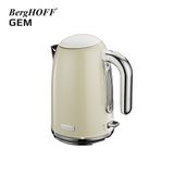BergHOFF GEM RETRO 1.7 Litre Vanilya Krem Rengi Su Isıtıcısı