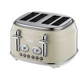 BergHoff Gem Retro Krem Rengi Dört Dilim Ekmek Kızartma Makinesi