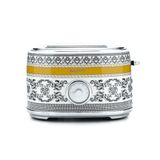 Berghoff Gem Royal Margery 2 Dilim Ekmek Kızartma Makinesi Desenli – 815 W, Paslanmaz Çelik