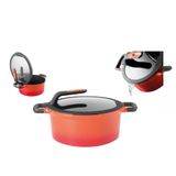 BergHoff Gem Stay Cool Turuncu 28 CM Derin Tencere