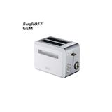 Berghoff GEM TITAN Parlak Gümüş Beyaz İki Dilim Ekmek Kızartma Makinesi 7950071