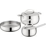 Berghoff Home Belly 5li Tencere Seti Stellar Çelik - Metalik
