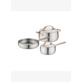 Berghoff Home Belly 5li Tencere Seti Warm Pembe