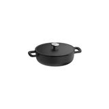 Berghoff Leo Phantom Siyah 28 cm Yapışmaz Kapaklı Sote Tavası