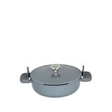 Berghoff Leo Phantom Smoked Grey Alüminyum Sote Tavası 28 Cm - Gri