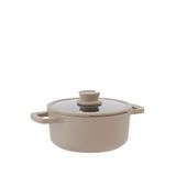 Berghoff Leo Stone Latte Krem Rengi Döküm Tencere 24 Cm