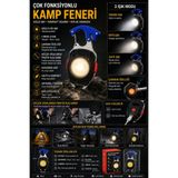 BERHAT Çok Amaçlı Kamp Feneri Birden Fazla Fonksiyonlu Fener Anahtarlık USB Çakmaklı Cam kırıcı Kemer Kesici Açacak