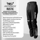Berik Rustic Korumalı Softshell Motosiklet Pantolonu - XL