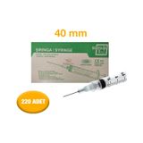 Berika 2 ML Dental Enjektör Kilitsiz Kısa Uç 0.40 x 40 MM 27 G 220 Adet