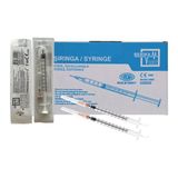 Berika Enjektör 1 ml 3 P. Kahverengi 26 G / 13 mm Insülin ( Şırınga ) 100 Adet / Kutu - 1 ML 3 Parça Kahverengi 26 G / 13 mm